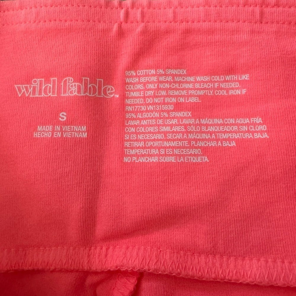 Wild Fable |  Women's High-Rise Shorts | Vibrant Pink Color | Size S - Picture 5 of 6